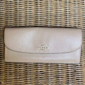 Coach New York Textured Leather Wallet